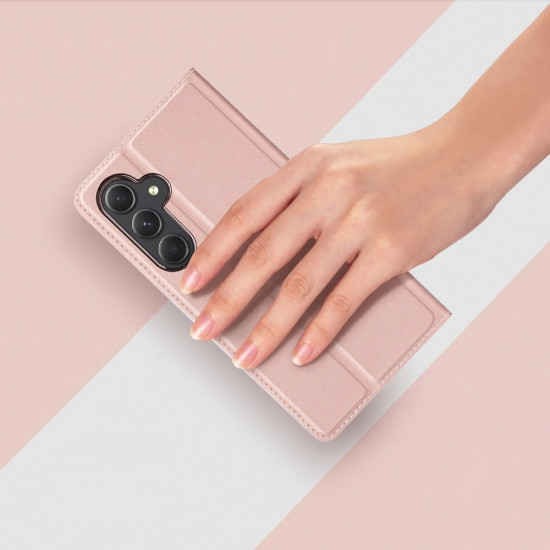 Dux Ducis Samsung Galaxy A35 5G Flip Stand Case Θήκη Βιβλίο - Pink