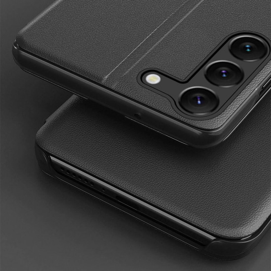 OEM Samsung Galaxy S24 Eco Leather View Θήκη Βιβλίο - Black