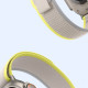 Dux Ducis Λουράκι Apple Watch 2 / 3 / 4 / 5 / 6 / 7 / 8 / 9 / SE / ULTRA / ULTRA 2 - 42 / 44 / 45 / 49 mm YJ Version Sport Velcro Λουράκι από Νάυλον - Yellow / Beige
