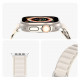 Dux Ducis Λουράκι Apple Watch 2 / 3 / 4 / 5 / 6 / 7 / 8 / 9 / SE / ULTRA / ULTRA 2 - 42 / 44 / 45 / 49 mm GS Version Steel Buckle Sport Λουράκι από Νάυλον - Starlight