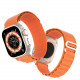 Dux Ducis Λουράκι Apple Watch 2 / 3 / 4 / 5 / 6 / 7 / 8 / 9 / SE - 38 / 40 / 41 mm GS Version Steel Buckle Sport Λουράκι από Νάυλον - Orange