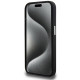 BMW iPhone 15 Pro Signature Liquid Silicone MagSafe Σκληρή Θήκη με Πλαίσιο Σιλικόνης και MagSafe - Black