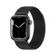 OEM Λουράκι Apple Watch 2 / 3 / 4 / 5 / 6 / 7 / 8 / 9 / SE / ULTRA / ULTRA 2 - 42 / 44 / 45 / 49 mm Alpine Λουράκι από Νάυλον - Black