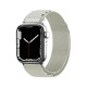OEM Λουράκι Apple Watch 2 / 3 / 4 / 5 / 6 / 7 / 8 / 9 / SE - 38 / 40 / 41 mm Alpine Λουράκι από Νάυλον - Silver