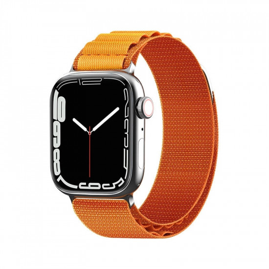 OEM Λουράκι Apple Watch 2 / 3 / 4 / 5 / 6 / 7 / 8 / 9 / SE - 38 / 40 / 41 mm Alpine Λουράκι από Νάυλον - Orange