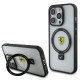 Ferrari iPhone 15 Pro Ring Stand 2023 Collection MagSafe Σκληρή Θήκη με Πλαίσιο Σιλικόνης και Stand / MagSafe - Ημιδιάφανη / Black - FER000609-0