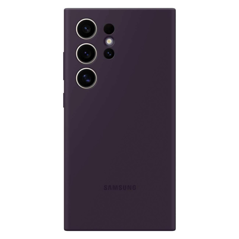 Samsung Silicone Cover Samsung Galaxy S24 Ultra Θήκη Σιλικόνης - Dark Purple - EF-PS928TEEGWW