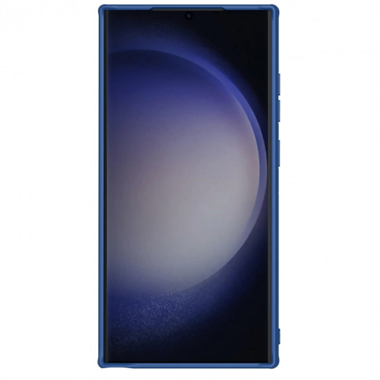 Nillkin Samsung Galaxy S24 Ultra Super Frosted Shield Pro Σκληρή Θήκη με Πλαίσιο Σιλικόνης - Blue