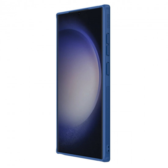 Nillkin Samsung Galaxy S24 Ultra Super Frosted Shield Pro Σκληρή Θήκη με Πλαίσιο Σιλικόνης - Blue