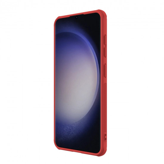 Nillkin Samsung Galaxy S24+ Super Frosted Shield Pro Σκληρή Θήκη με Πλαίσιο Σιλικόνης - Red