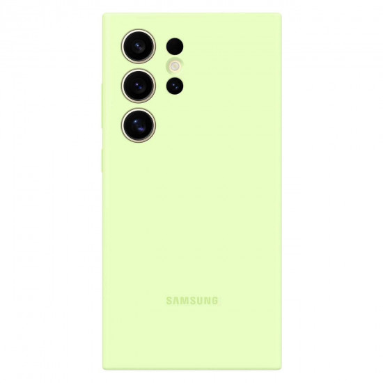 Samsung Silicone Cover Samsung Galaxy S24 Ultra Θήκη Σιλικόνης - Lime Green - EF-PS928TGEGWW