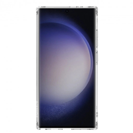 Nillkin Samsung Galaxy S24 Ultra Nature Pro Magnetic - Σκληρή Θήκη με Πλαίσιο Σιλικόνης και MagSafe - Διάφανη / White