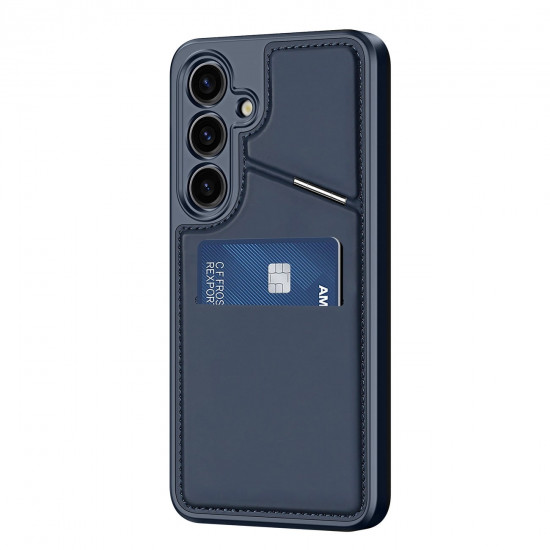 Dux Ducis Samsung Galaxy S24+ Rafi II Mag Anti-RFID Θήκη με Υποδοχή για Κάρτες / Stand και MagSafe - Blue