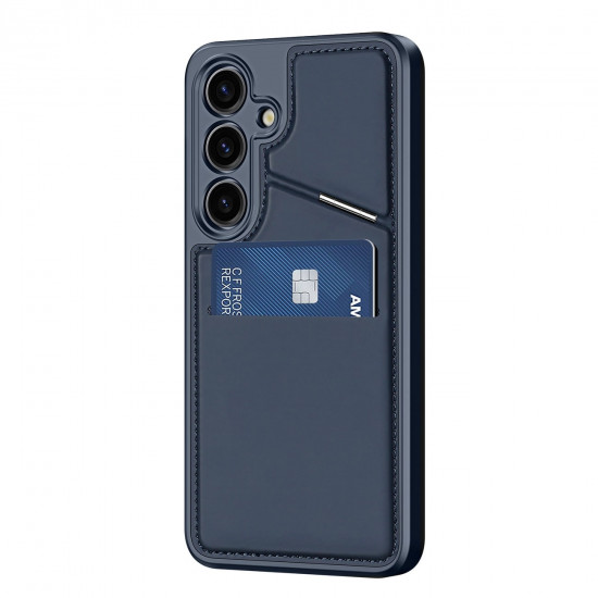 Dux Ducis Samsung Galaxy S24 Rafi II Mag Anti-RFID Θήκη με Υποδοχή για Κάρτες / Stand και MagSafe - Blue