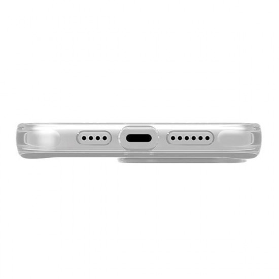 Uniq iPhone 15 Pro Calio Magclick Σκληρή Θήκη με Πλαίσιο Σιλικόνης και MagSafe - Διάφανη