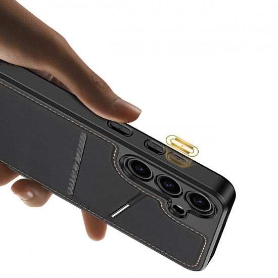 Dux Ducis Samsung Galaxy S24 Rafi II Mag Anti-RFID Θήκη με Υποδοχή για Κάρτες / Stand και MagSafe - Black