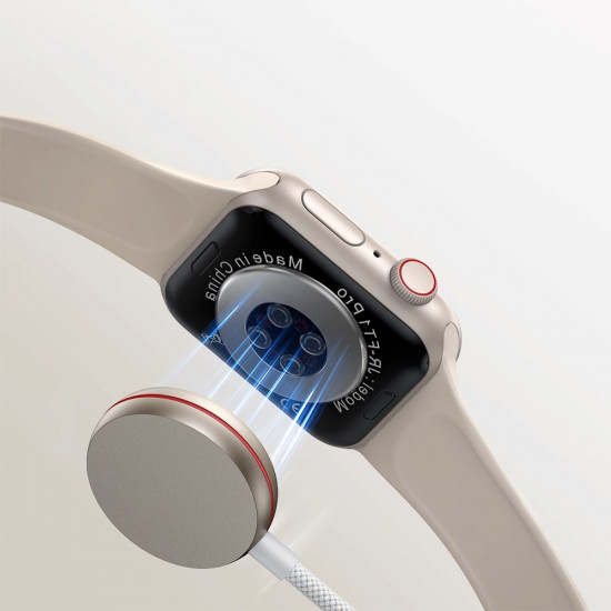 Joyroom Μαγνητική Βάση Φόρτισης για Apple Watch με Καλώδιο Type-C - 1.2m - White - S-IW011