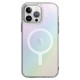 Uniq iPhone 15 Pro LifePro Xtreme Magclick Σκληρή Θήκη με Πλαίσιο Σιλικόνης και MagSafe - Opal / Iridescent