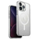 Uniq iPhone 15 Pro LifePro Xtreme Magclick Σκληρή Θήκη με Πλαίσιο Σιλικόνης και MagSafe - Διάφανη / Tinsel Lucent