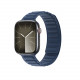 Dux Ducis Λουράκι Apple Watch 2 / 3 / 4 / 5 / 6 / 7 / 8 / 9 / SE / ULTRA / ULTRA 2 - 42 / 44 / 45 / 49 mm Strap BL Μαγνητικό Υφασμάτινο - Blue