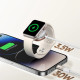 Joyroom 2 σε 1 Μαγνητική Βάση Φόρτισης για Apple Watch με Καλώδιο Type-C to Lightning για iPhone - 1.5m - White - S-IW012