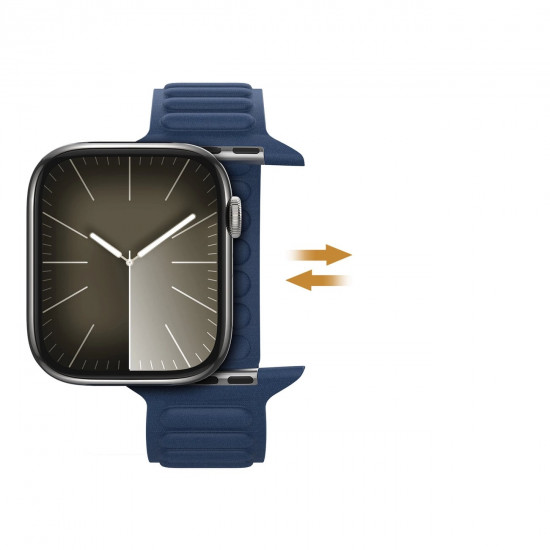 Dux Ducis Λουράκι Apple Watch 2 / 3 / 4 / 5 / 6 / 7 / 8 / 9 / SE - 38 / 40 / 41 mm Strap BL Μαγνητικό Υφασμάτινο - Blue
