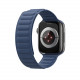 Dux Ducis Λουράκι Apple Watch 2 / 3 / 4 / 5 / 6 / 7 / 8 / 9 / SE - 38 / 40 / 41 mm Strap BL Μαγνητικό Υφασμάτινο - Blue