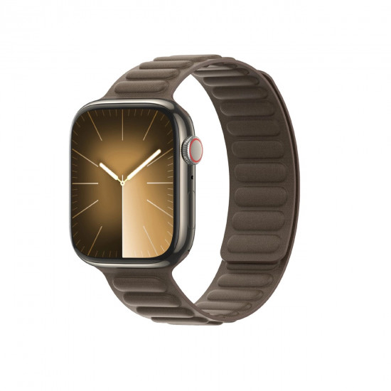 Dux Ducis Λουράκι Apple Watch 2 / 3 / 4 / 5 / 6 / 7 / 8 / 9 / SE - 38 / 40 / 41 mm Strap BL Μαγνητικό Υφασμάτινο - Taupe