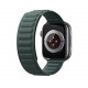 Dux Ducis Λουράκι Apple Watch 2 / 3 / 4 / 5 / 6 / 7 / 8 / 9 / SE - 38 / 40 / 41 mm Strap BL Μαγνητικό Υφασμάτινο - Green
