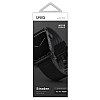 UNIQ Λουράκι Apple Watch 2 / 3 / 4 / 5 / 6 / 7 / 8 / 9 / SE / ULTRA 1 / ULTRA 2 - 42 / 44 / 45 / 49 mm Straden Δερμάτινο Υβριδικό Λουράκι - Black