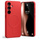 Mercury Samsung Galaxy S24 Semi-Silicone Magsafe Θήκη Σιλικόνης TPU - Red