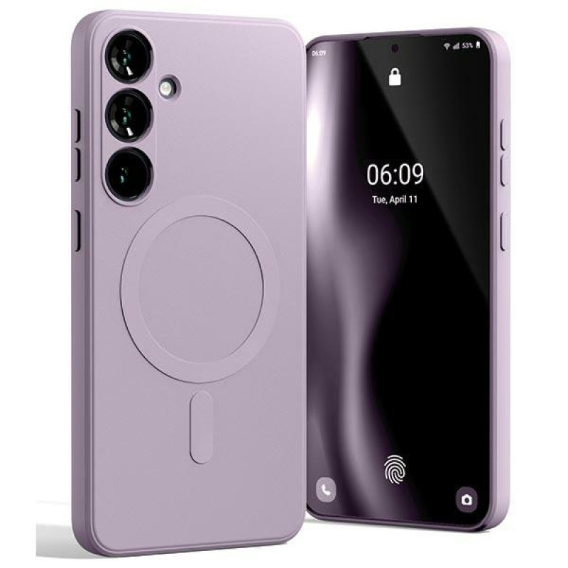 Mercury Samsung Galaxy S24+ Semi-Silicone Magsafe Θήκη Σιλικόνης TPU - Lilac Purple