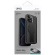 Uniq iPhone 15 Pro Heldro Mag Σκληρή Θήκη με Πλαίσιο Σιλικόνης με Finger Holder και MagSafe - Black / Vapor Smoke