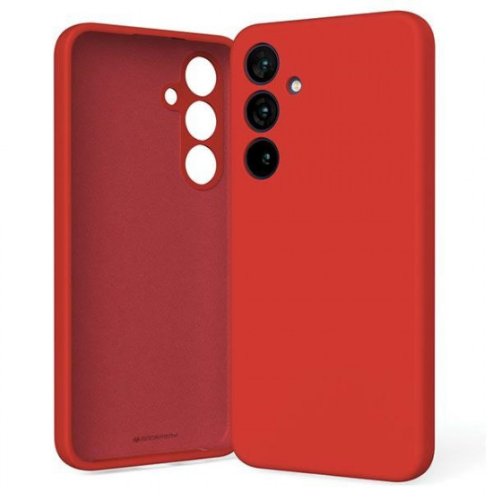 Mercury Samsung Galaxy S24+ Silicone Θήκη Σιλικόνης - Red