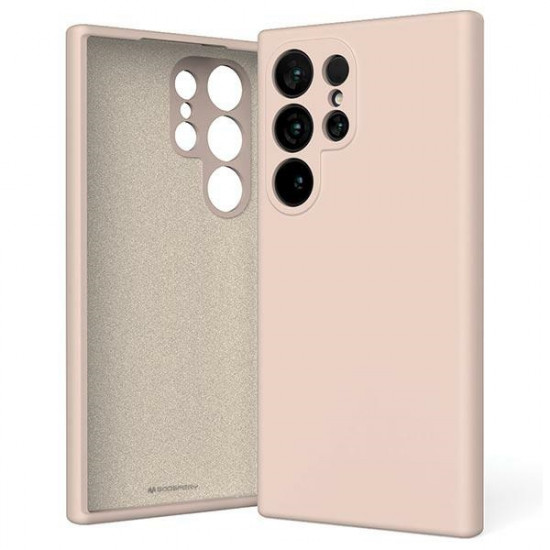 Mercury Samsung Galaxy S24 Ultra Silicone Θήκη Σιλικόνης - Pink Sand