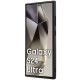 Mercedes Samsung Galaxy S24 Ultra Leather Debossed Line MagSafe Σκληρή Θήκη με Επένδυση Γνήσιου Δέρματος και Πλαίσιο Σιλικόνης - Black - MEHMS24L23RBGVK