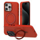 Mercury iPhone 15 Pro Max MagSafe Stand Silicone Θήκη Σιλικόνης με MagSafe και Stand - Red