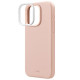 Uniq iPhone 15 Pro Max Lino Hue Magclick Θήκη Σιλικόνης με MagSafe - Blush Pink