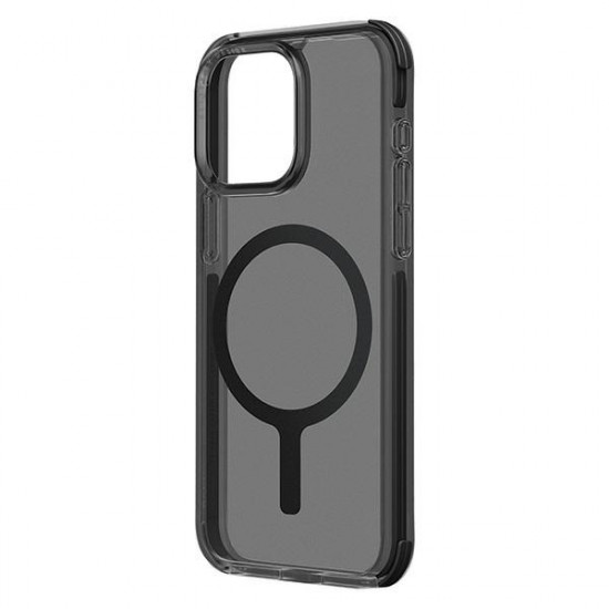 Uniq iPhone 15 Pro Max Combat Magclick Σκληρή Θήκη με Πλαίσιο Σιλικόνης και MagSafe - Black / Carbon Black