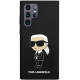 Karl Lagerfeld Samsung Galaxy S24 Ultra Silicone Ikonik Σκληρή Θήκη με Πλαίσιο Σιλικόνης - Black - KLHCS24LSNIKBCK