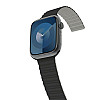 Araree Λουράκι Apple Watch 2 / 3 / 4 / 5 / 6 / 7 / 8 / 9 / SE - 38 / 40 / 41 mm Silicone Link Μαγνητικό Σιλικόνης - Black / Grey