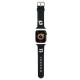 Karl Lagerfeld Λουράκι Apple Watch 2 / 3 / 4 / 5 / 6 / 7 / 8 / 9 / SE / ULTRA / ULTRA 2 - 42 / 44 / 45 / 49 mm 3D Rubber Karl and Choupette Head Λουράκι Σιλικόνης - Black - KLAWLSLKCNK