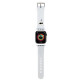 Karl Lagerfeld Λουράκι Apple Watch 2 / 3 / 4 / 5 / 6 / 7 / 8 / 9 / SE / ULTRA / ULTRA 2 - 42 / 44 / 45 / 49 mm 3D Rubber Karl Head Λουράκι Σιλικόνης - White - KLAWLSLKNH