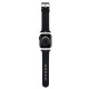 Karl Lagerfeld Λουράκι Apple Watch 2 / 3 / 4 / 5 / 6 / 7 / 8 / 9 / SE - 38 / 40 / 41 mm 3D Rubber Choupette Head Λουράκι Σιλικόνης - Black - KLAWMSLCNK