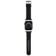 Karl Lagerfeld Λουράκι Apple Watch 4 / 5 / 6 / 7 / 8 / 9 / SE - 38 / 40 / 41 mm 3D Rubber Karl Head Λουράκι Σιλικόνης - Black - KLAWMSLKNK
