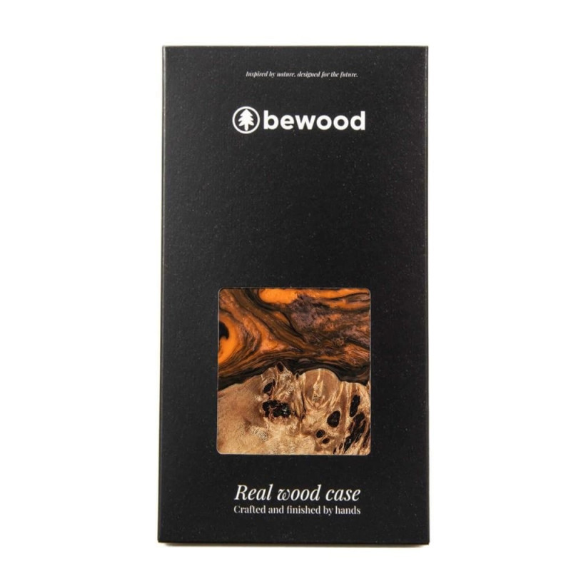 Bewood iPhone 15 Pro Unique Σκληρή Θήκη με Πλαίσιο Σιλικόνης και MagSafe - Orange / Black Bewood iPhone 15 Pro Unique Σκληρή Θήκη με Πλαίσιο Σιλικόνης και MagSafe - Orange / Black