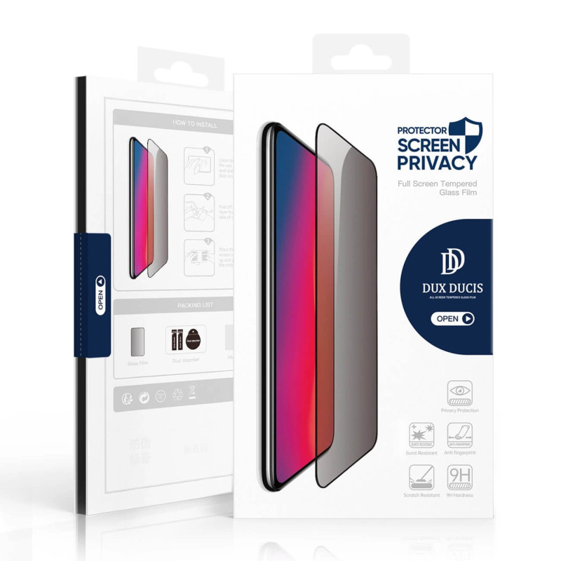 Dux Ducis Samsung Galaxy S24 Ultra 2.5D Glass Privacy 9H Full Screen Αντιχαρακτικό Γυαλί Οθόνης - Black Dux Ducis Samsung Galaxy S24 Ultra 2.5D Glass Privacy 9H Full Screen Αντιχαρακτικό Γυαλί Οθόνης - Black