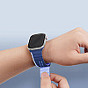 Dux Ducis Λουράκι Apple Watch 2 / 3 / 4 / 5 / 6 / 7 / 8 / 9 / SE - 38 / 40 / 41 mm Magnetic Strap LD Version Μαγνητικό Σιλικόνης - Blue