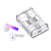 Joyroom IceLens Series TWS Bluetooth 5.3 - Ασύρματα ακουστικά για Κλήσεις / Μουσική - White - JR-TC1