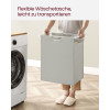 VASAGLE Καλάθι Απλύτων με Ράφι - 65L - White - BLH101W01 VASAGLE Καλάθι Απλύτων με Ράφι - 65L - White - BLH101W01